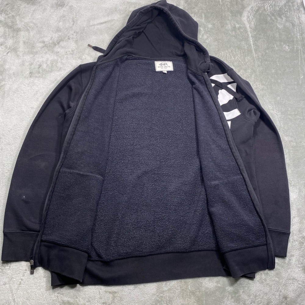 Ecko Unltd Full Zip Hoodie Graphic Print Sweatshirt Mens XL - Picture 6 of 12